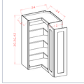 Wall Easy Reach — dimensional drawing